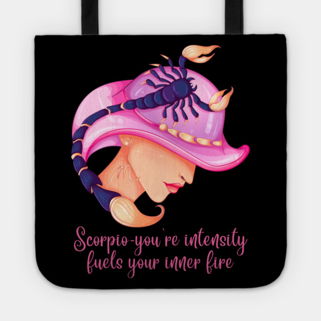 Scorpio Birth Sign Tote by BirdsnStuff