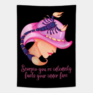 Scorpio Birth Sign Tapestry