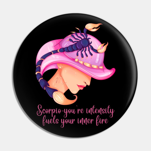 Scorpio Birth Sign Pin by BirdsnStuff