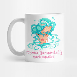 Aquarius Birth Sign Mug