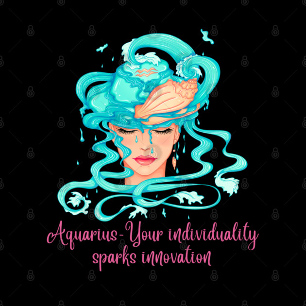 Aquarius Birth Sign by BirdsnStuff