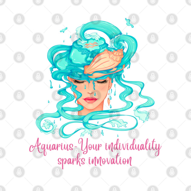 Aquarius Birth Sign by BirdsnStuff
