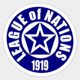 World History League of Nations Logo First World War World Peace Organization Woodrow Wilson Fourteen Points United Nations Magnet