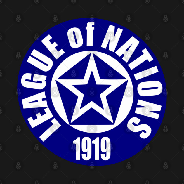 World History League of Nations Logo First World War World Peace Organization Woodrow Wilson Fourteen Points United Nations by Yesteeyear