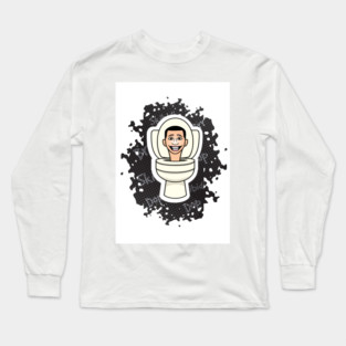 Skibidi toilet Long Sleeve T-Shirt
