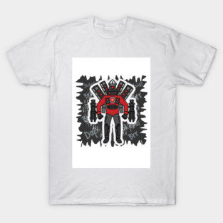 Skibidi toilet Titan Speakerman T-Shirt