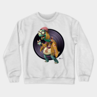 Hippie Turtle Crewneck Sweatshirt