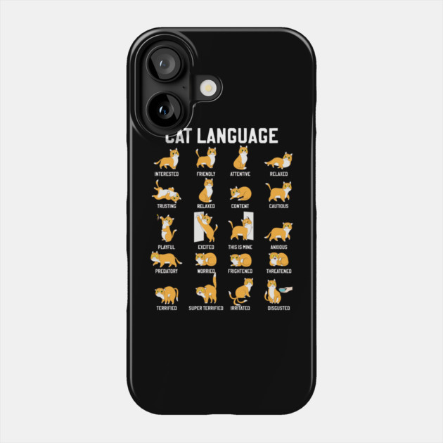 Cat Language Phone Case by GoshWow®