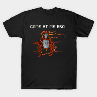 Gorilla Tag Come At Me Bro VR Gamer Merch T-Shirt