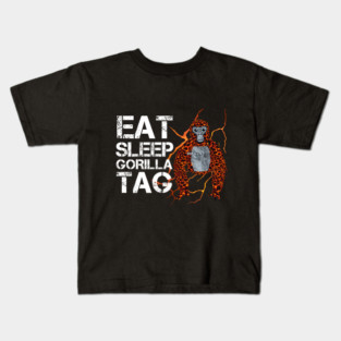 Gorilla Tag EAT SLEEP GORILLA TAG VR Gamer Merch Kids T-Shirt