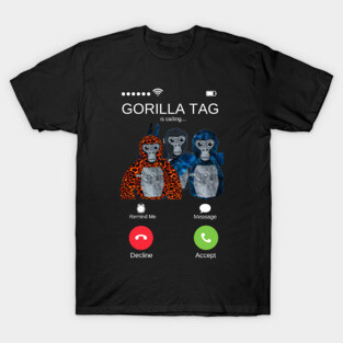 Gorilla Tag VR Gamer Merch Monke T-Shirt