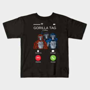Gorilla Tag VR Gamer Merch Monke Kids T-Shirt