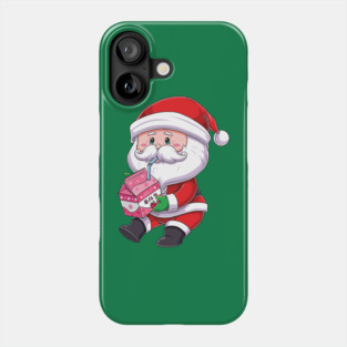 Santa Strawberry Milk Phone Case