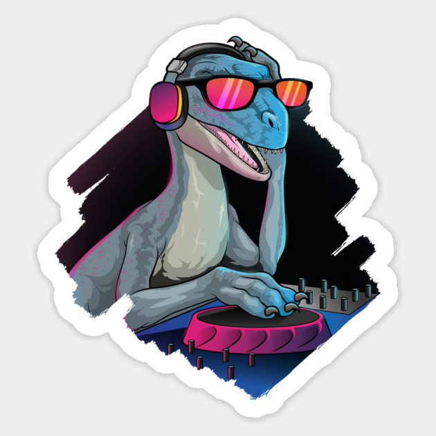 Prehistoric Beats: DJ Dino in the Mix Magnet by GoshWow®