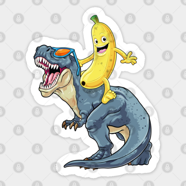 Banana-Rex: The Ultimate Duo Sticker by GoshWow®