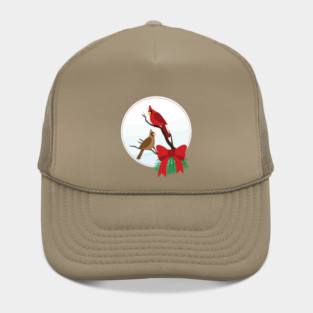 Christmas Cardinals Hat