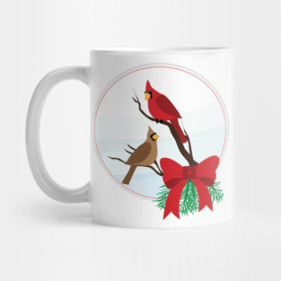 Christmas Cardinals Mug