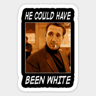 Subway Showdown The French Iconic Action Scenes Tee Sticker