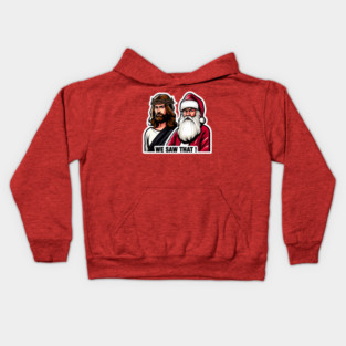 WE SAW THAT Jesus meme Kids Hoodie