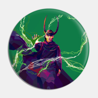God Loki WPAP Pin