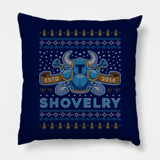 Shovelry Ugly Sweater Pillow