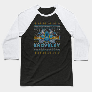 Shovelry Ugly Sweater Baseball T-Shirt