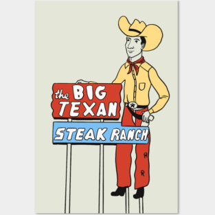 The Big Texan Steak Ranch - Roadside Attraction Posters and Art
