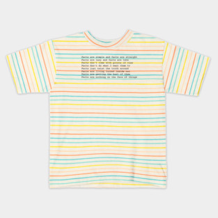 Crosseyed Facts Kids T-Shirt
