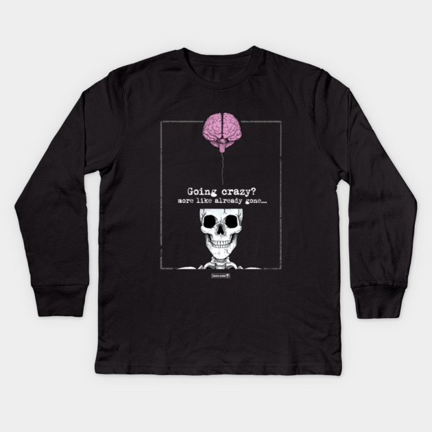 And Not Coming Back Kids Long Sleeve T-Shirt by Tommy Devoid