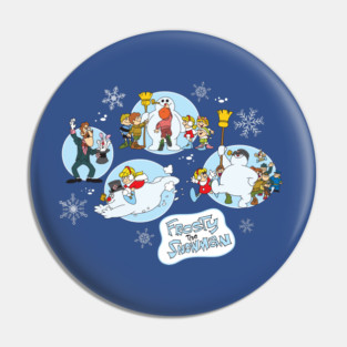 Frosty The Snowman Pin