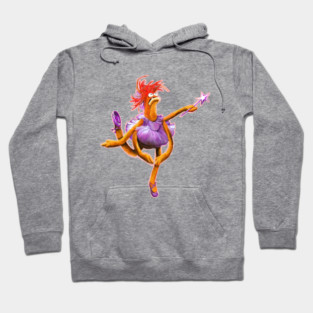 Prawn Lake - Pepe the King Prawn Ballerina Illustration Hoodie