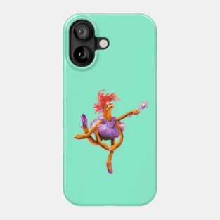 Prawn Lake - Pepe the King Prawn Ballerina Illustration Phone Case