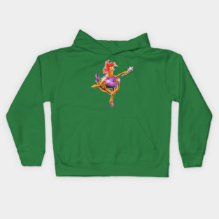 Prawn Lake - Pepe the King Prawn Ballerina Illustration Kids Hoodie