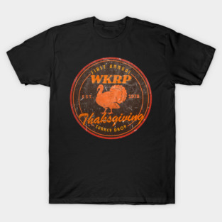 WKRP-turkey-drop T-Shirt