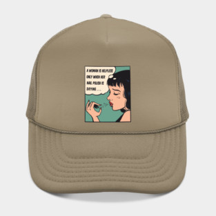 Pop Art Nail Polish Hat