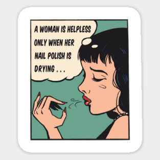 Pop Art Nail Polish Magnet