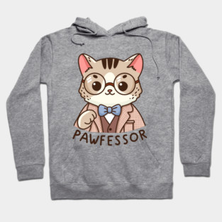 Pawfessor, The Professor Cat Hoodie