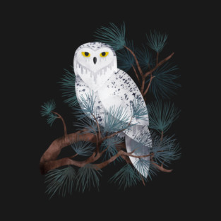 Snowy (Dark Night Version) T-Shirt