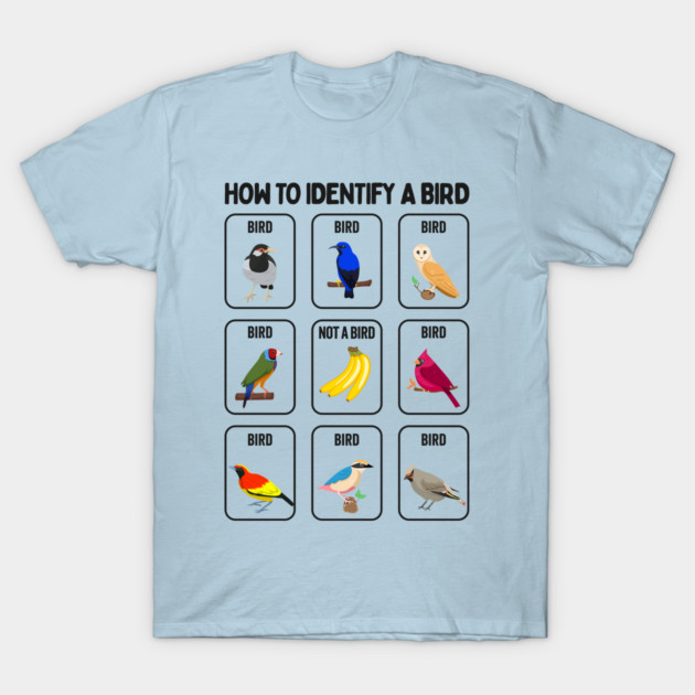 How To Identify a Bird Funny Bird Watchers Funny Birding T