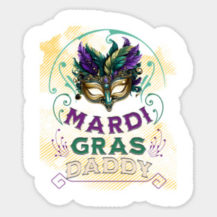 Mardis Gras Daddy Sticker