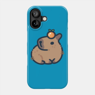 Capybara Orange Phone Case