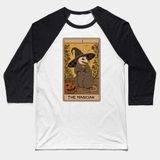 The Magician - PossumTarot Baseball T-Shirt