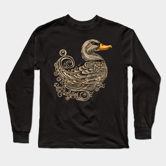 duck lover Long Sleeve T-Shirt by vaporgraphic