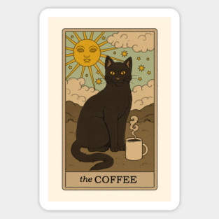 The Coffee - Cats Tarot Sticker