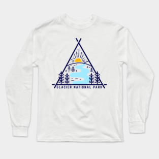 Glacier National Park Long Sleeve T-Shirt