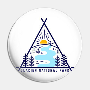Glacier National Park Pin