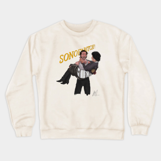 Moonstruck: Sonofabitch! Crewneck Sweatshirt by 51Deesigns