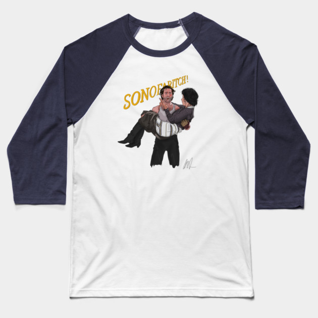 Moonstruck: Sonofabitch! Baseball T-Shirt by 51Deesigns