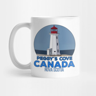 Peggys Point Lighthouse Canada Mug