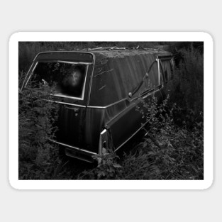 Face in the window Sticker